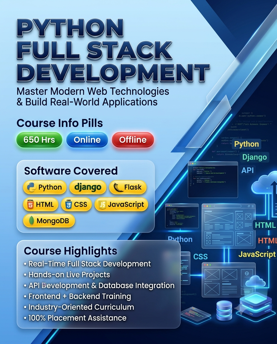 Best Python Fullstack Training Institute